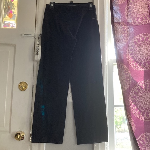 DriWorks Athletic Wide Leg Black Pants Sweatpants Yoga Comfy Casual Sleep - Picture 4 of 9